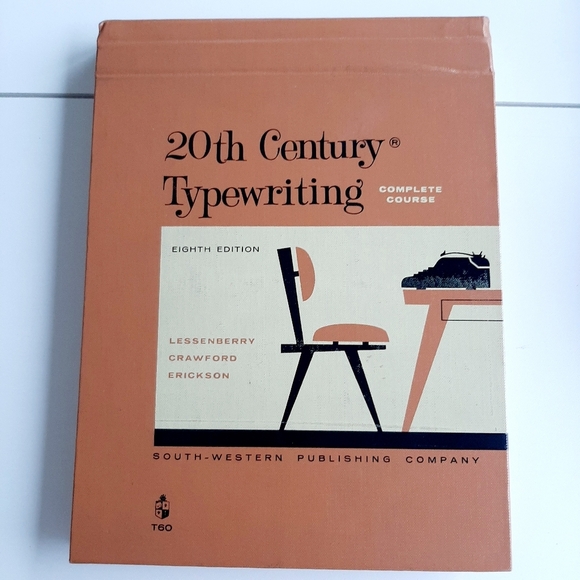 VTG 20TH CENTURY TYPEWRITING BOOK - Picture 1 of 10